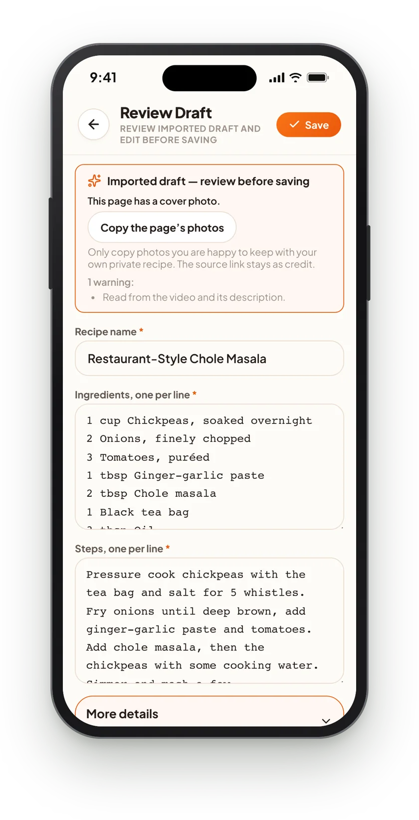 Tasty Stash: AI does the writing